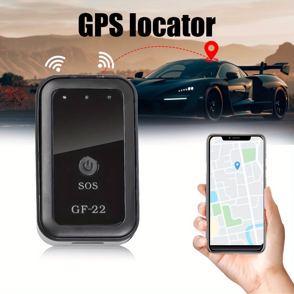 Traceur GPS Voiture, Mini Traceur GPS Trackers, Trackers GPS Enfant  Magnétique, Couverture Globale Complète GPS avec Mic Traqueur Magnetique