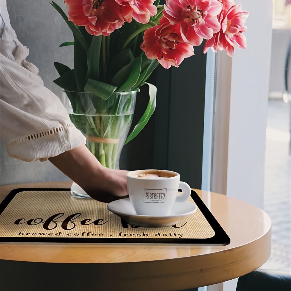 Silicone Coffee Maker Mat For Countertops Coffee Bar - Temu