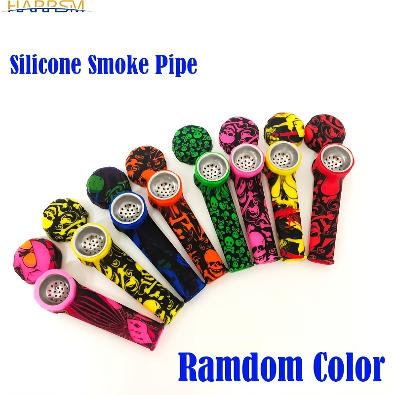 Portable Silicone Smoking Pipe With Filter Tip