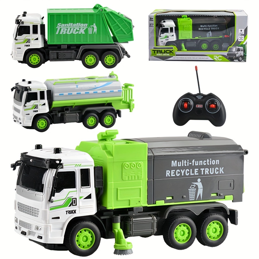 Motorized toy hot sale garbage truck