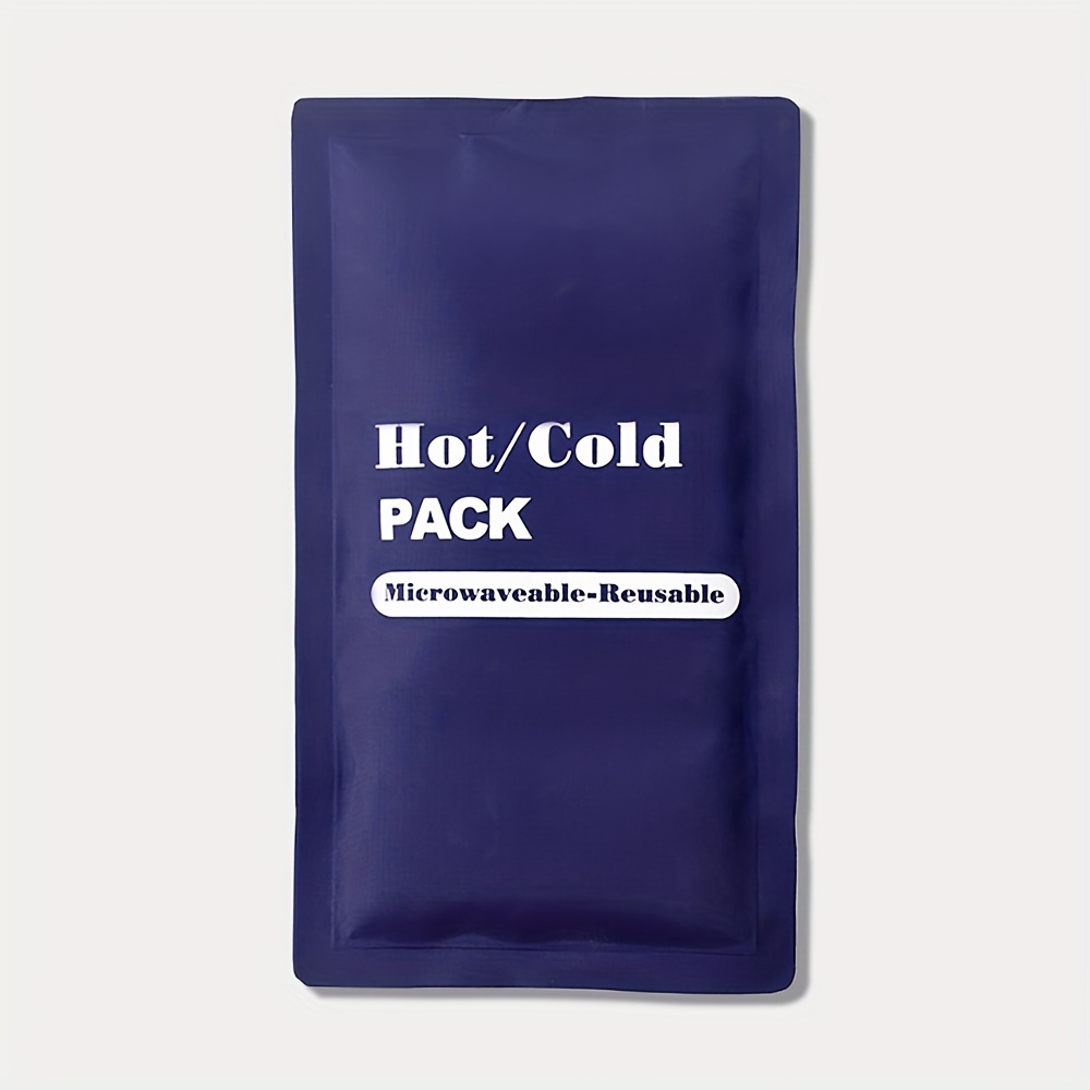 1 paquete de gel frío y caliente, paquete de hielo o caliente reutilizable  para lesiones, cadera, hombro, rodilla, espalda, hinchazón, hematomas, ciru