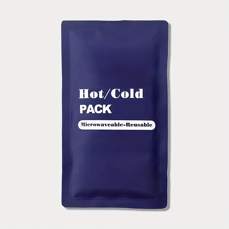 1 paquete de gel frío y caliente, paquete de hielo o caliente reutilizable  para lesiones, cadera, hombro, rodilla, espalda, hinchazón, hematomas, ciru