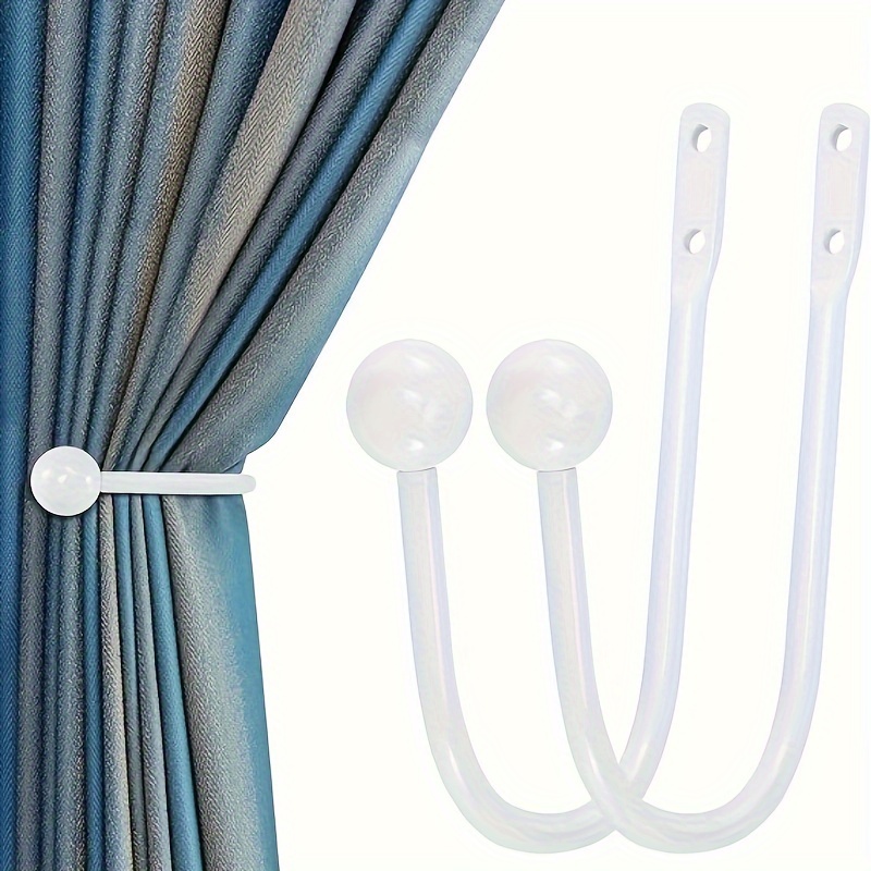 2 Pcs Retro Metal Hooks Heavy Duty Curtain Tieback Hooks Decorative Wall  Hanger