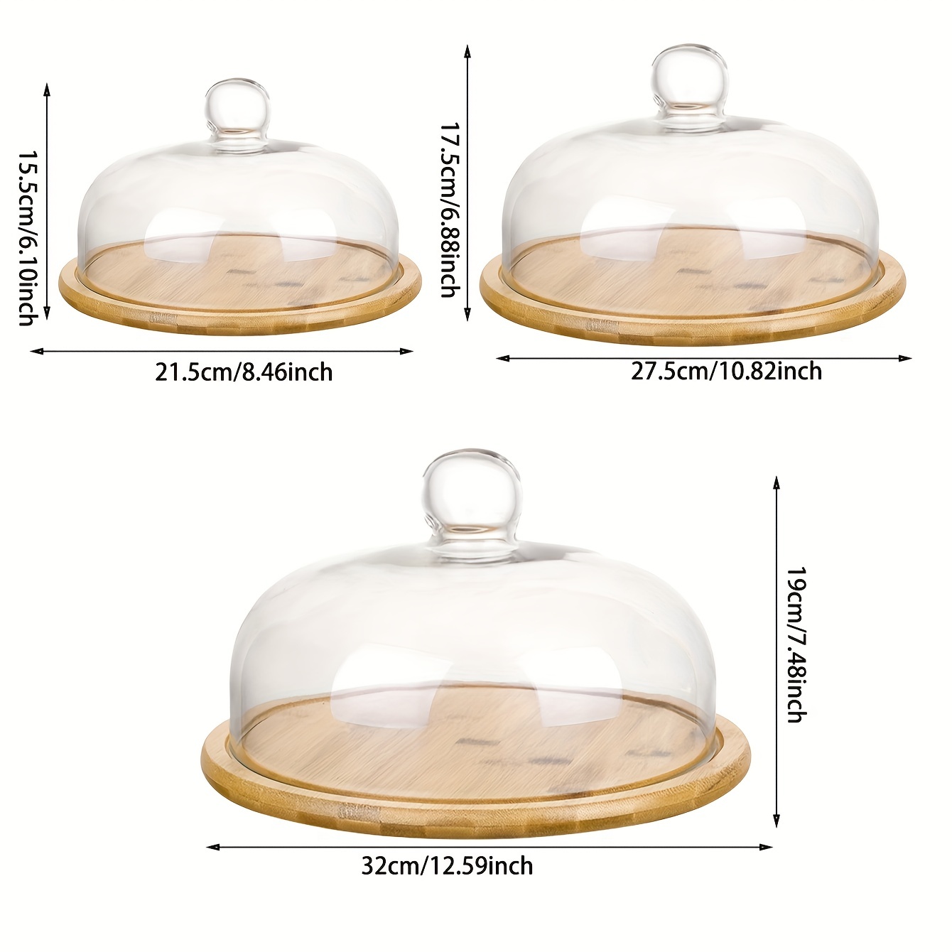 Dome Cake Stand With Lid, Cake Pan, Household Tool Sample Tray