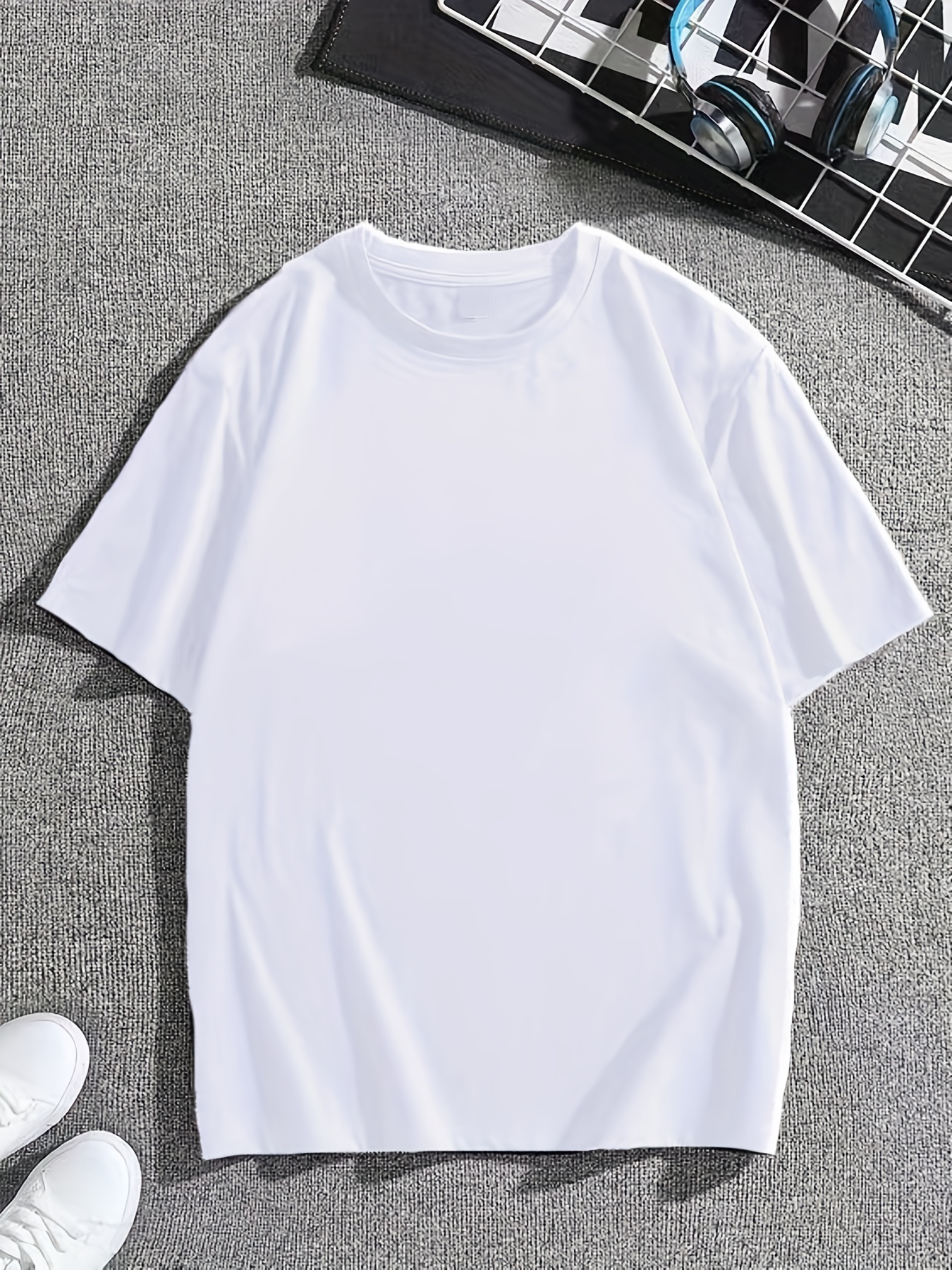 Camiseta basica blanca. Camiseta de mujer talla grande.