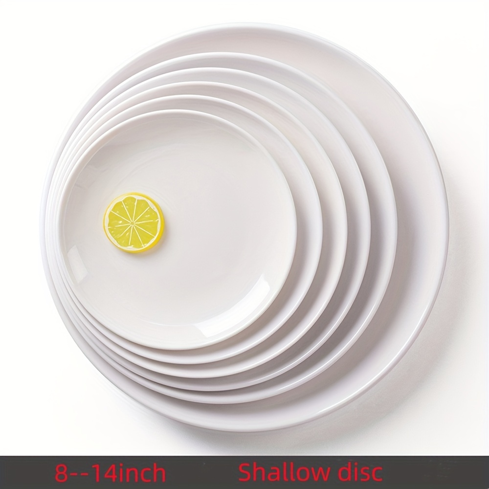 Plato de melamina blanco 10.25 pulgadas  Winco - Jopco Equipos y Productos  para Hoteles y Restaurantes
