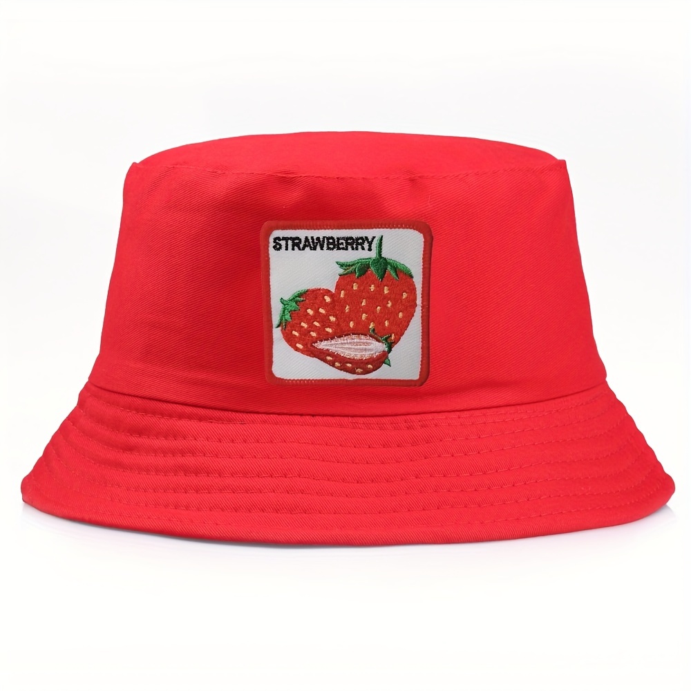 Fashionable And Cool Fruit Pattern Fisherman Hat Summer Sun