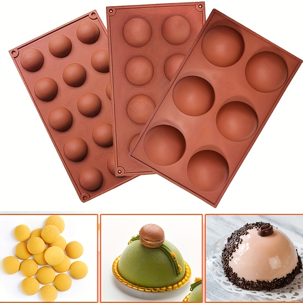 Round Silicone Molds Baking Silicone Mold Chocolate Mold Desserts