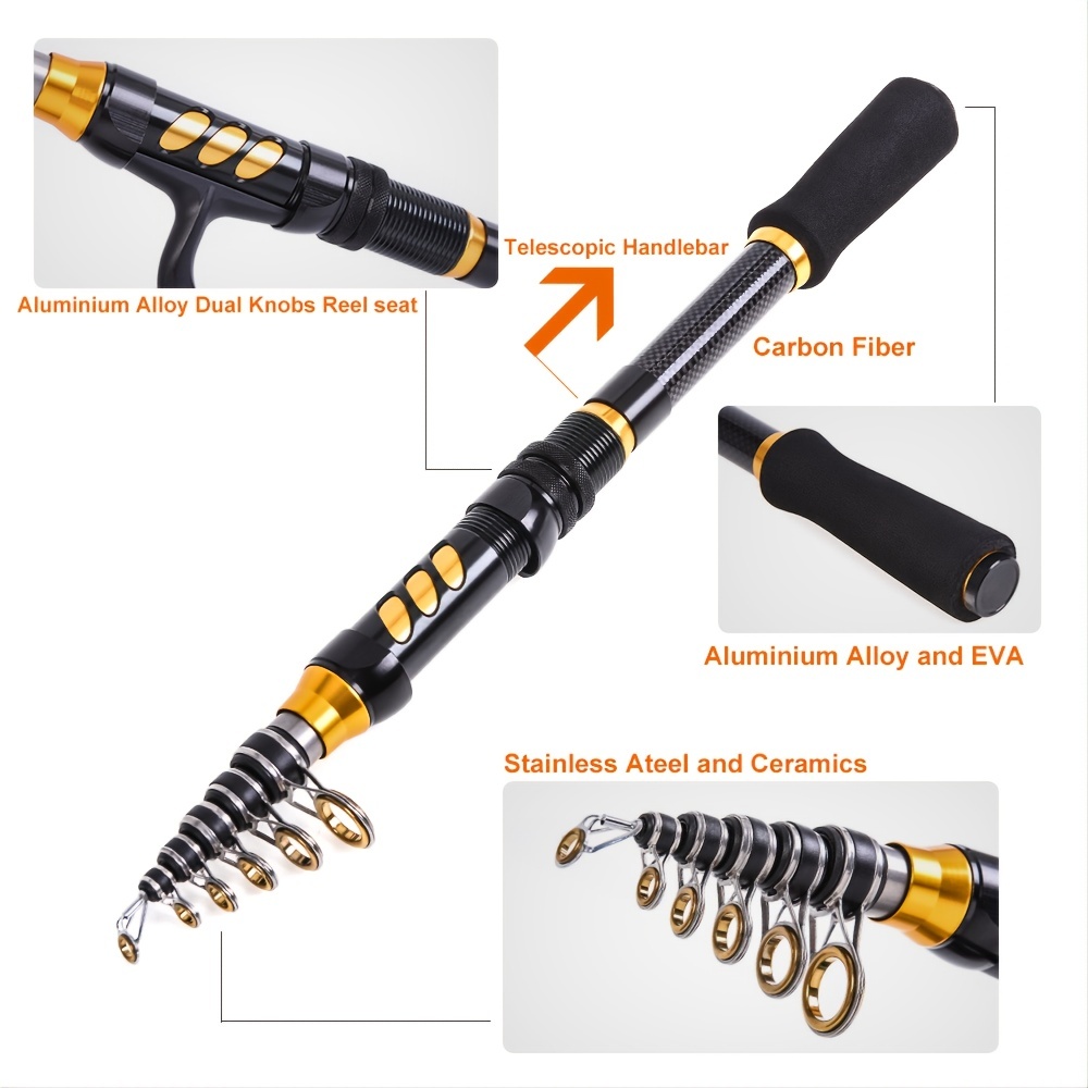 Lightweight Durable Portable Fishing Rod 4 Sizes Eva Handle - Temu