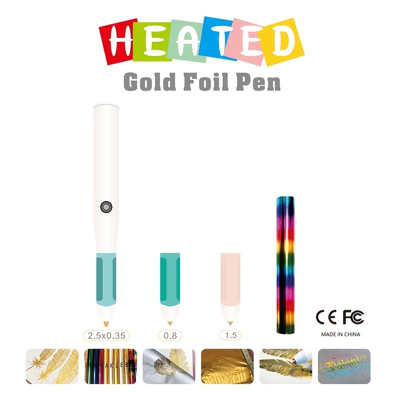 Tip Heat Foil Pen Usb Powered Slim Handle Heat - Temu