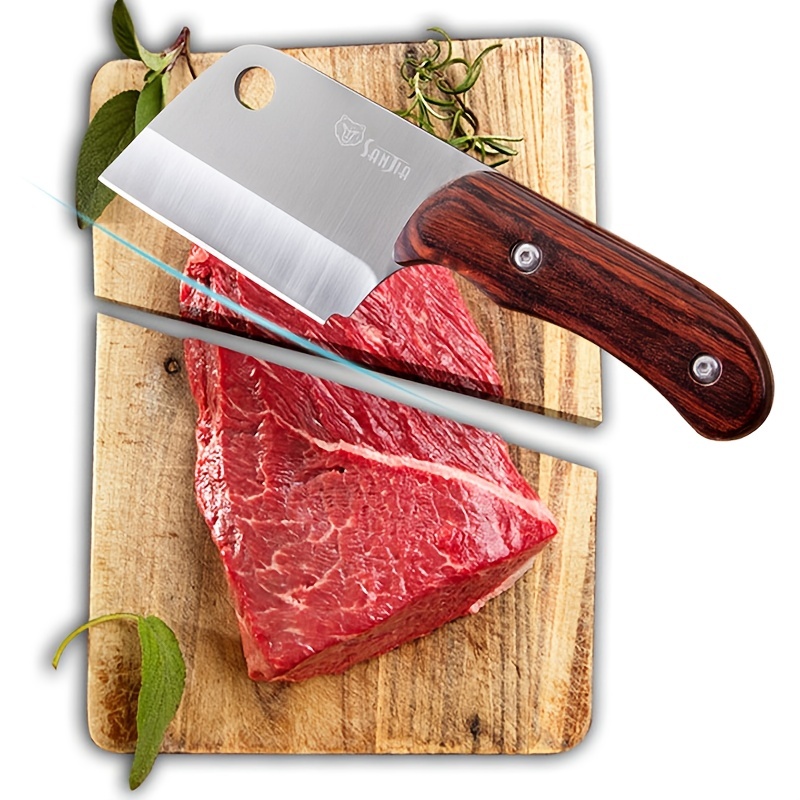 Straight Knife Portable Meat Cleaver Knife Fruit Knives - Temu