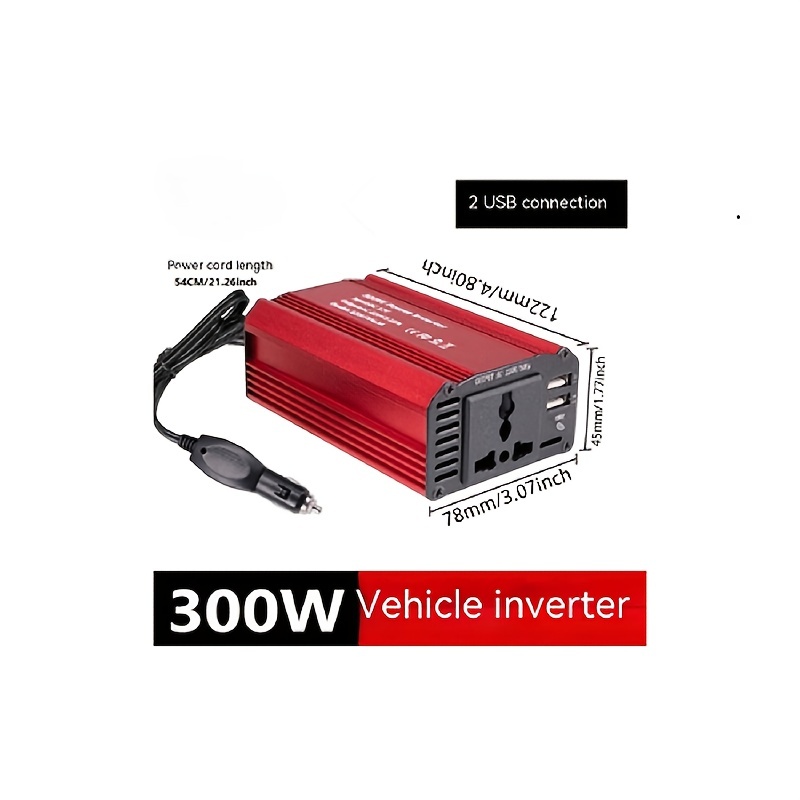 Car Power Inverter 12v To 110v American Standard Socket - Temu