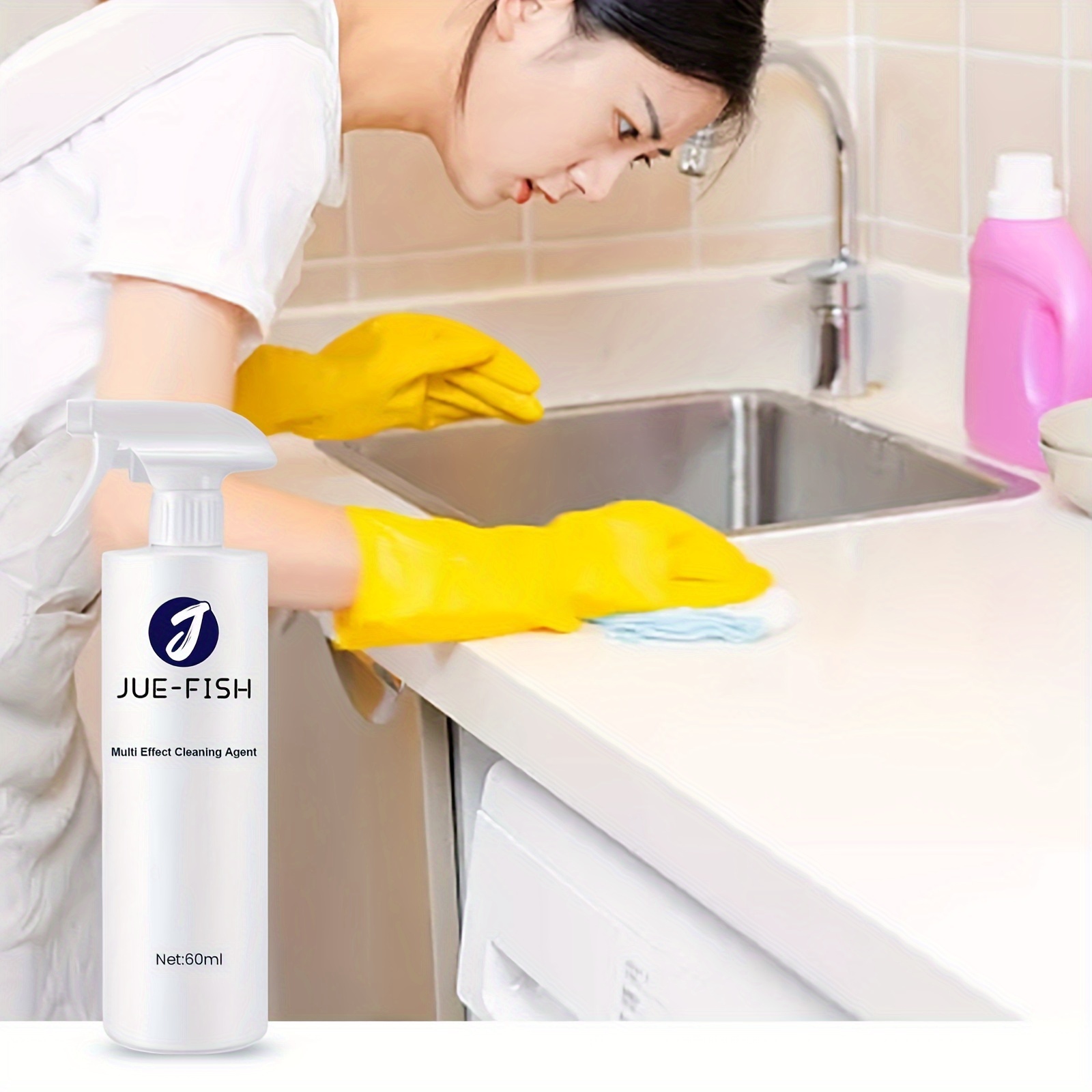  Espuma limpiadora de moho, espray de espuma para eliminar moho  en el hogar, espray de descontaminación desodorante, azulejos de pared para  limpieza de baño (1 unidad) : Salud y Hogar