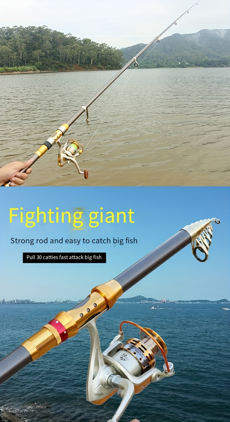 Long distance Casting Fishing Rod Fiberglass Sea Fishing - Temu