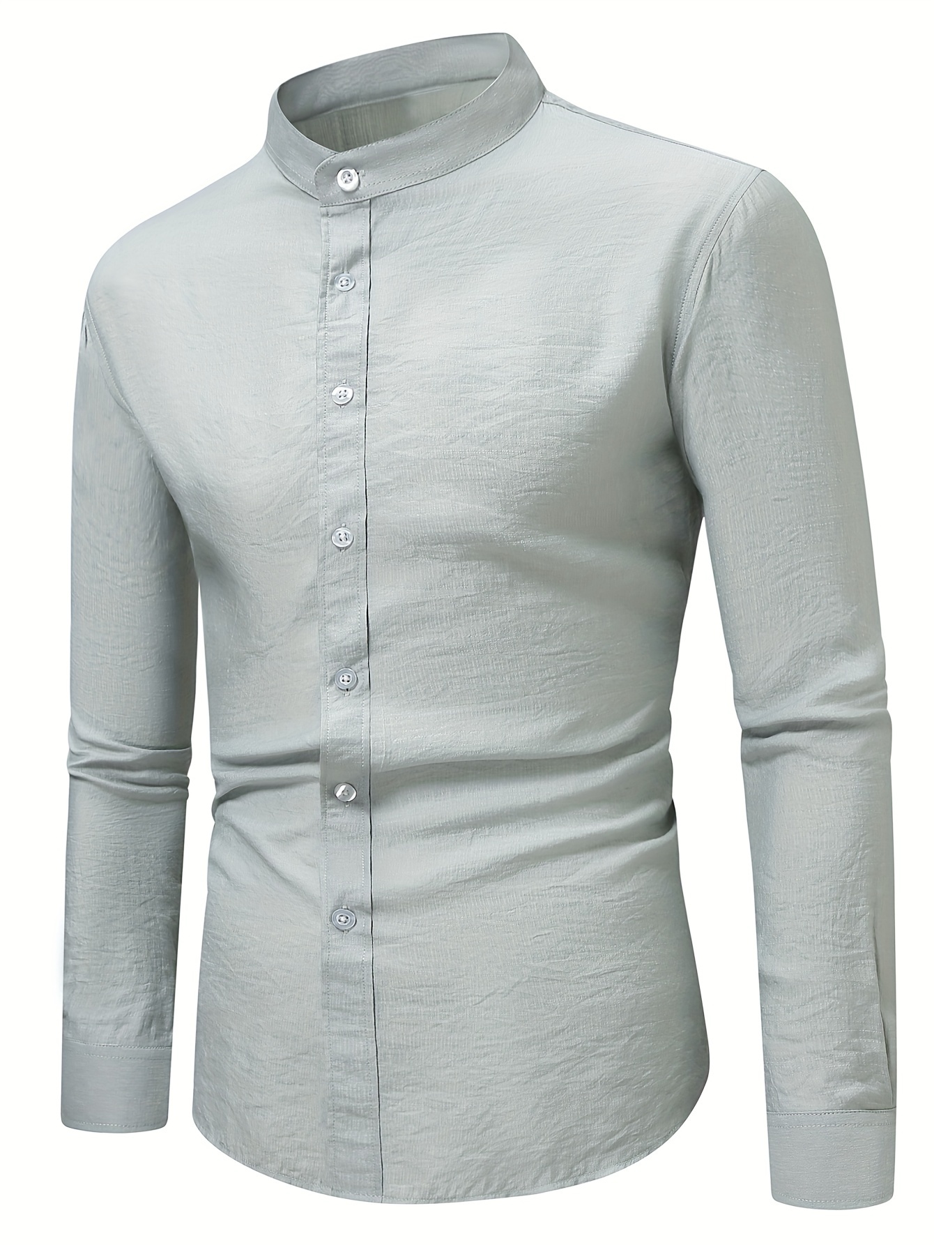 round neck collar shirts mens