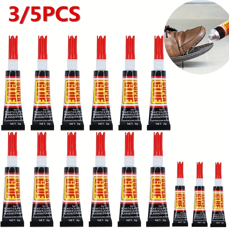 Vicpricme 2 Part Epoxy Glue Clear, 1.76Oz Syringe, Waterproof Plastic Weld  Adhes