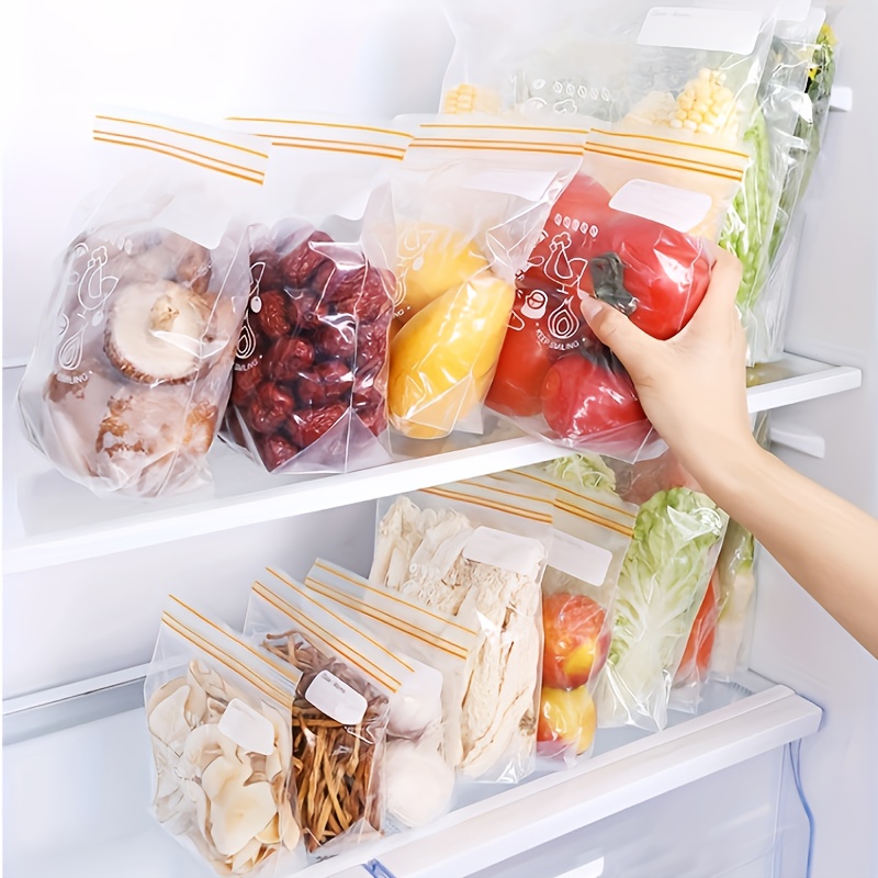 15pcs/set 27cm Self-sealing Plastic Bags For Food Storage