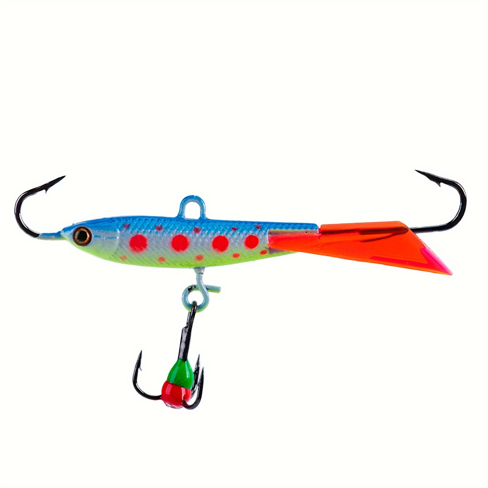 Fishing Lures Set Ice Fishing Lures 3 Sharp Hooks - Temu