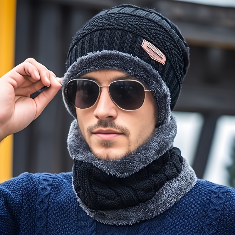 Unisex Pullover Scarf Cold Protection Hat Ear Protection - Temu