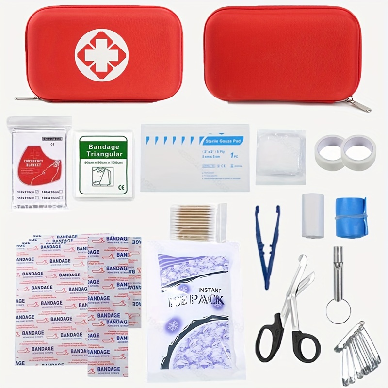 170 Pcs Botiquines de primeros auxilios Supervivencia Emergencia Trauma  Viajes