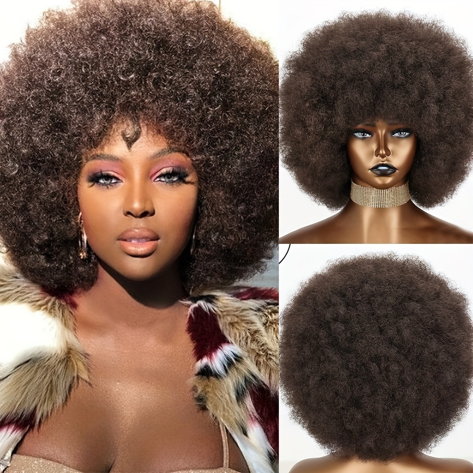 Blonde Afro Wigs Women Beige Blonde Curly Afro Wigs Large Temu