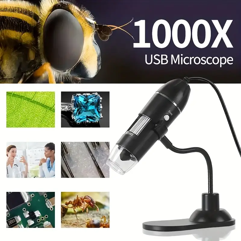 usb digital microscope 1080p electron microscope 1000x biological microscope usb computer microscope details 1