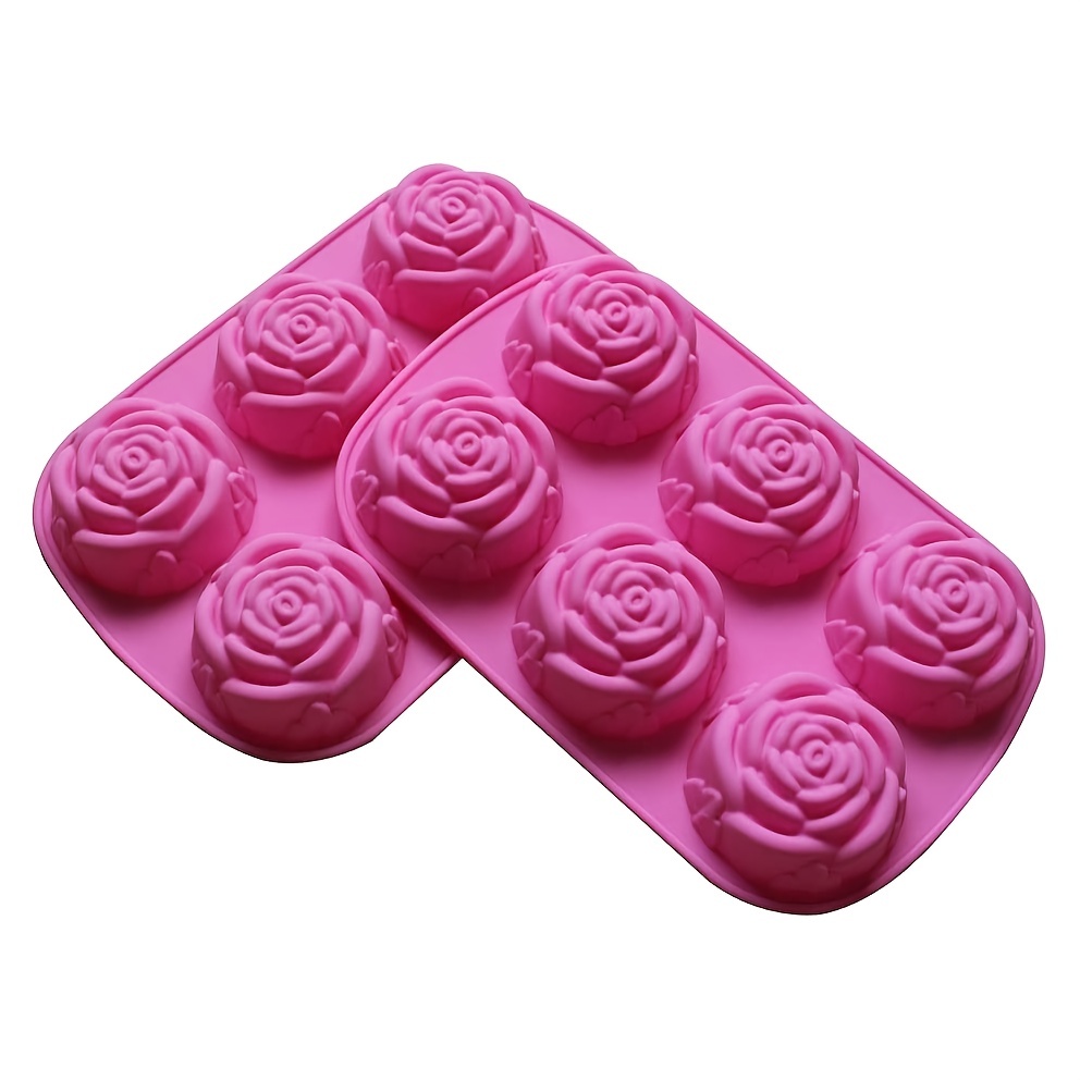 1pc Silicone Mold, Modern Flower Shaped Multi-grid Silicone Mould