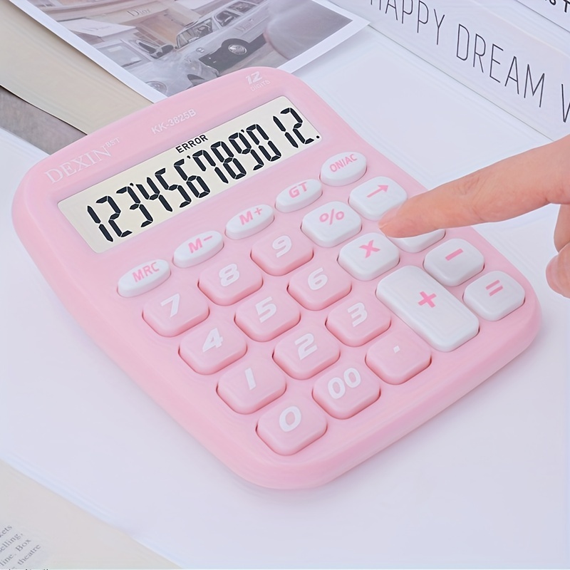 Calculatrice De Bureau Couleur Vintage Calculatrice Mignonne - Temu Belgium