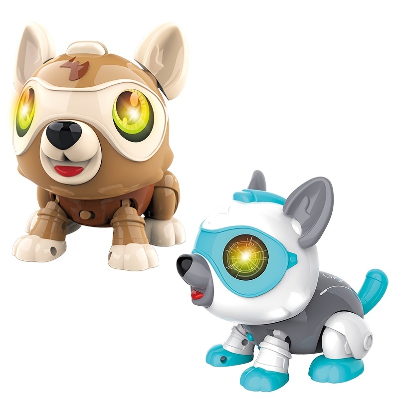 stem toys diy robot dog toys