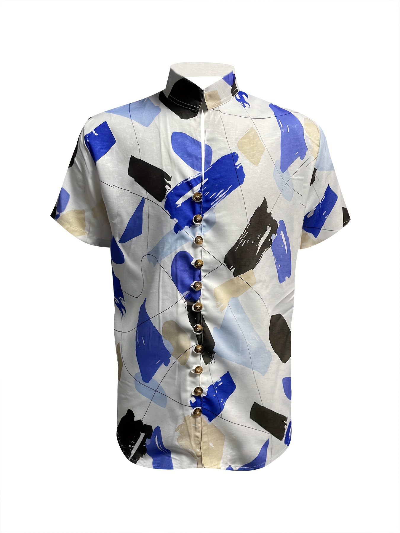 Men's hotsell Hawaiian Shirt | AI Abstract Pattern | Men's Summer Vacation Shirt | Tropical Beach Clothing