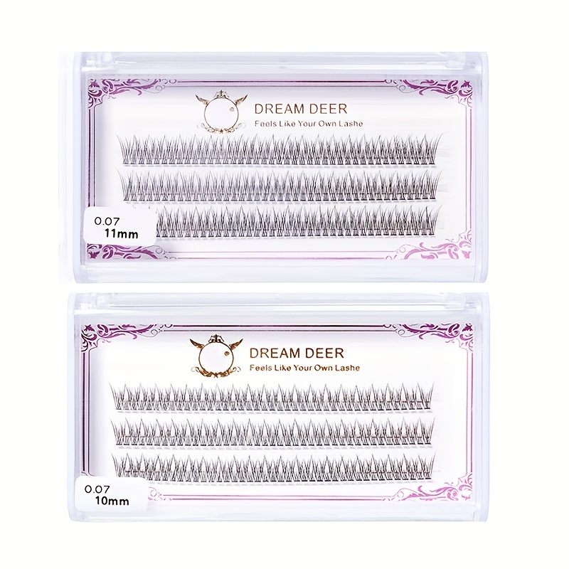Fairy Natural Individual Lashes 123pcs C Curl Eyelash Cluster Lashes