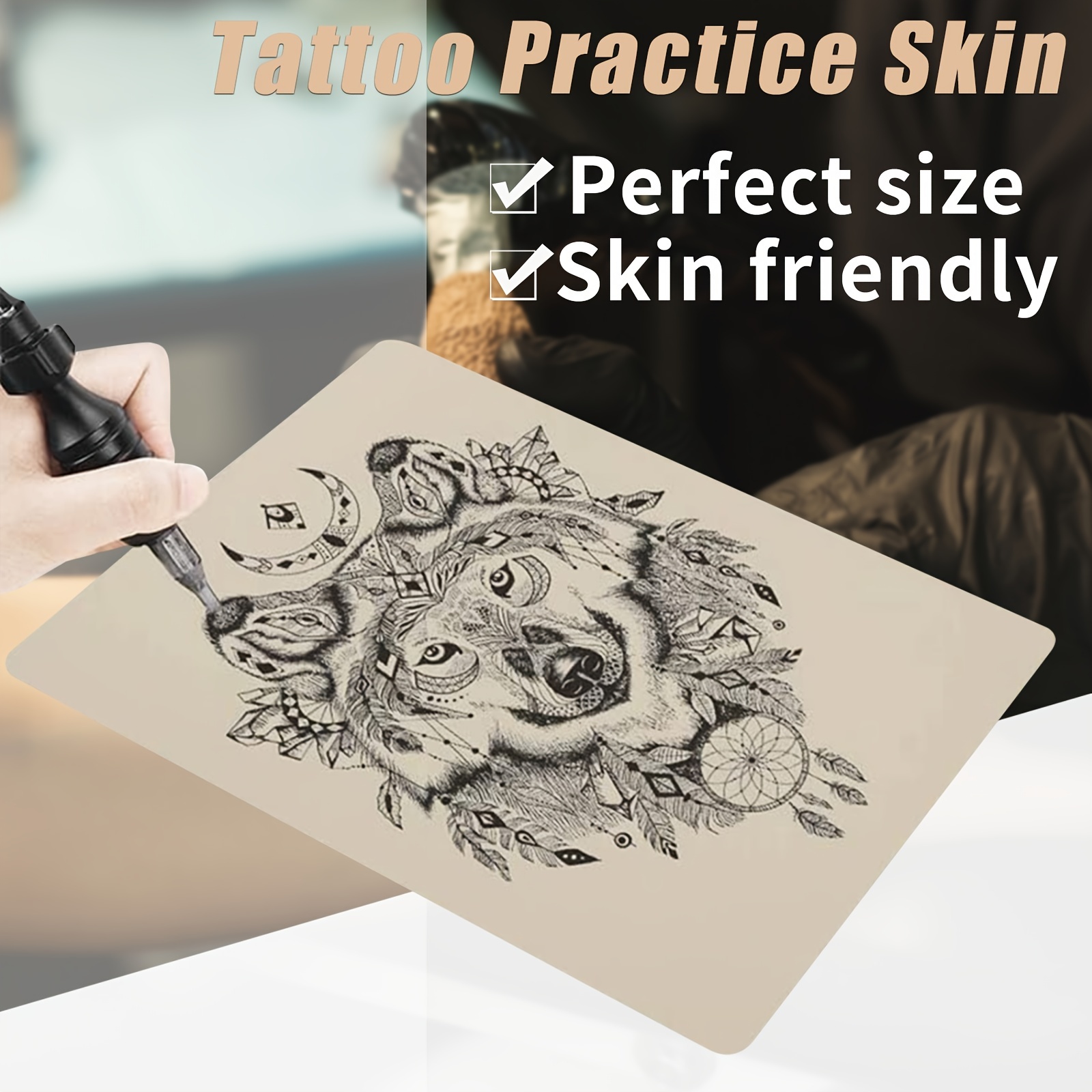Blank Tattoo Practice Skin Double Sides Microblading - Temu
