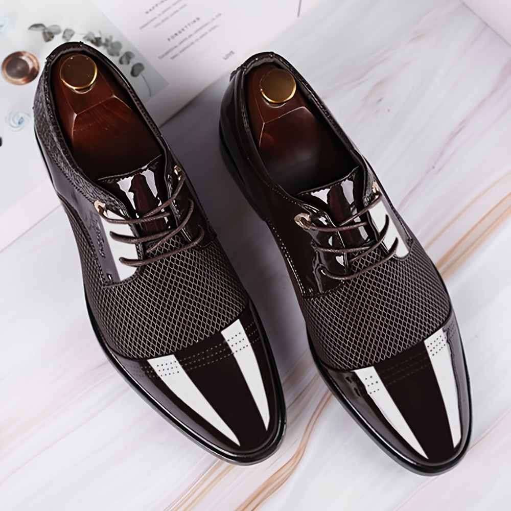 Men Dress Shoes Men Oxfords Leather Shoes Leather Wedding Party Shoes