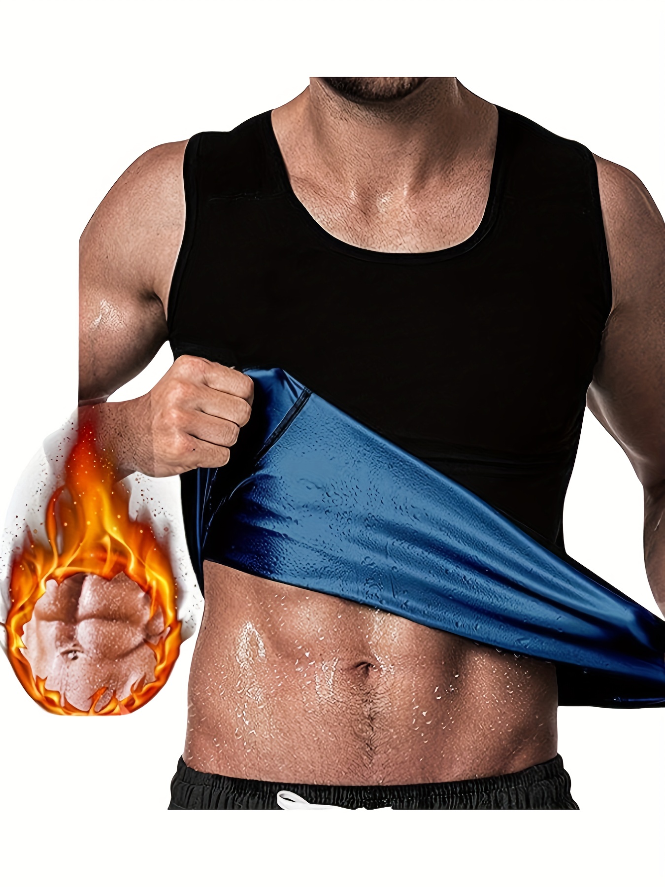 Sudadera deportiva para mujer, camiseta sin mangas de entrenamiento prémium  para adelgazar y moldear el cuerpo, pérdida de peso y desintoxicación
