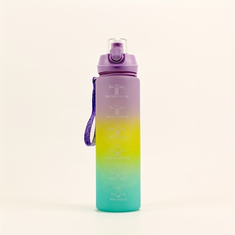 Motivational Sports Water Cup For Men & Women - Gradient Gradient