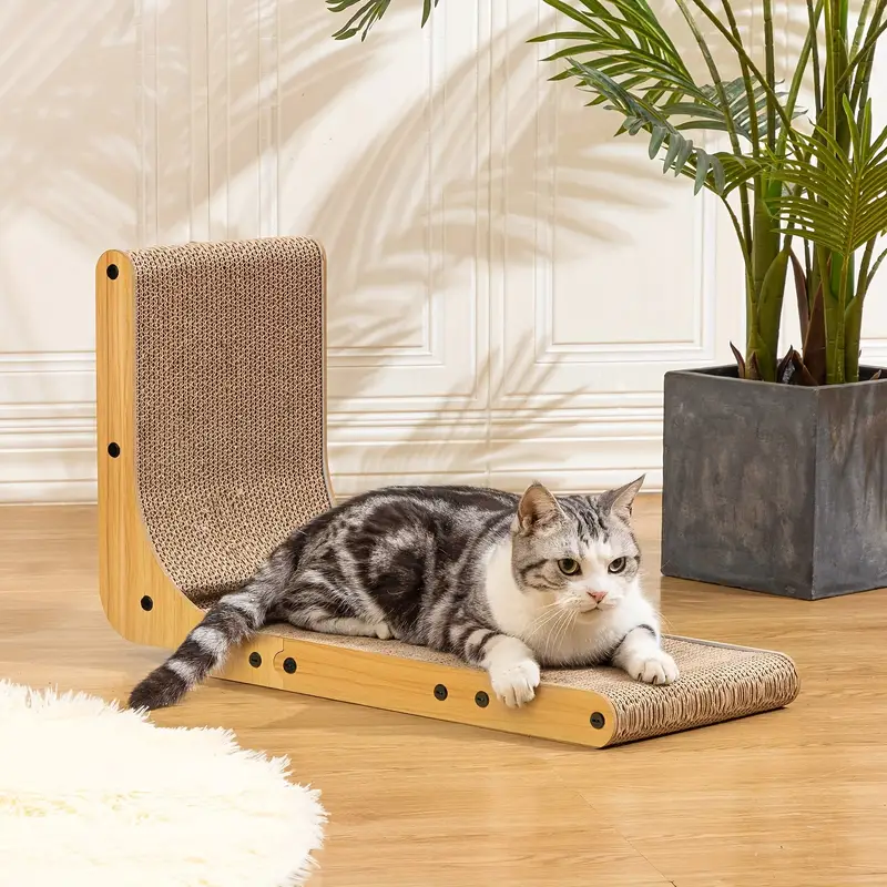 Wood Anti Cat Scratcher Cat Scratch Board Bed In Pad Vertical Pet Cat Toys  Grinding Nail Scraper Mat Training Grinding Claw