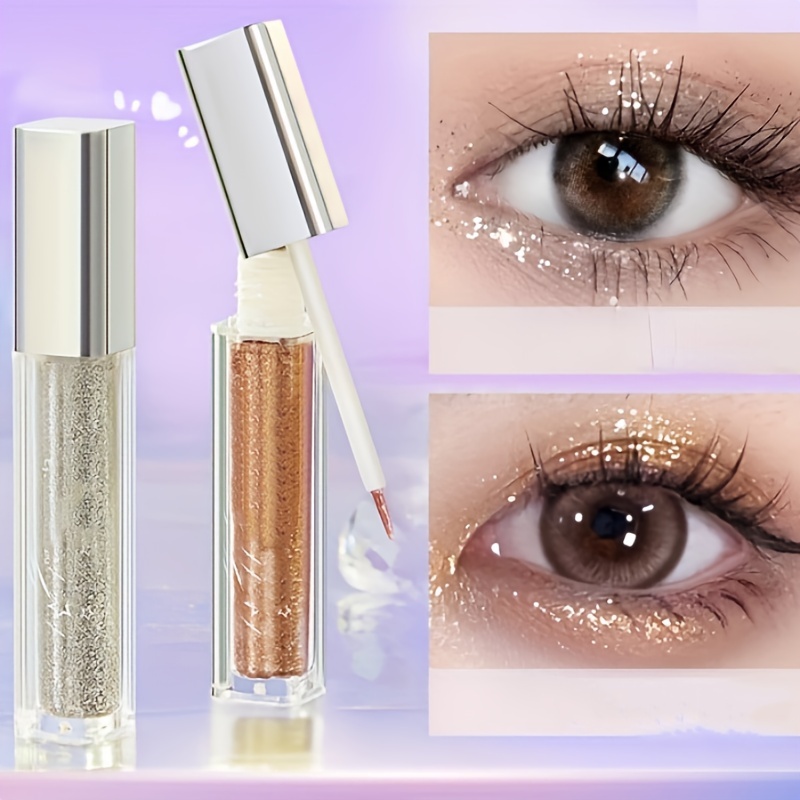 Sparkling Glitter Jelly Eyeshadow Long lasting Waterproof - Temu