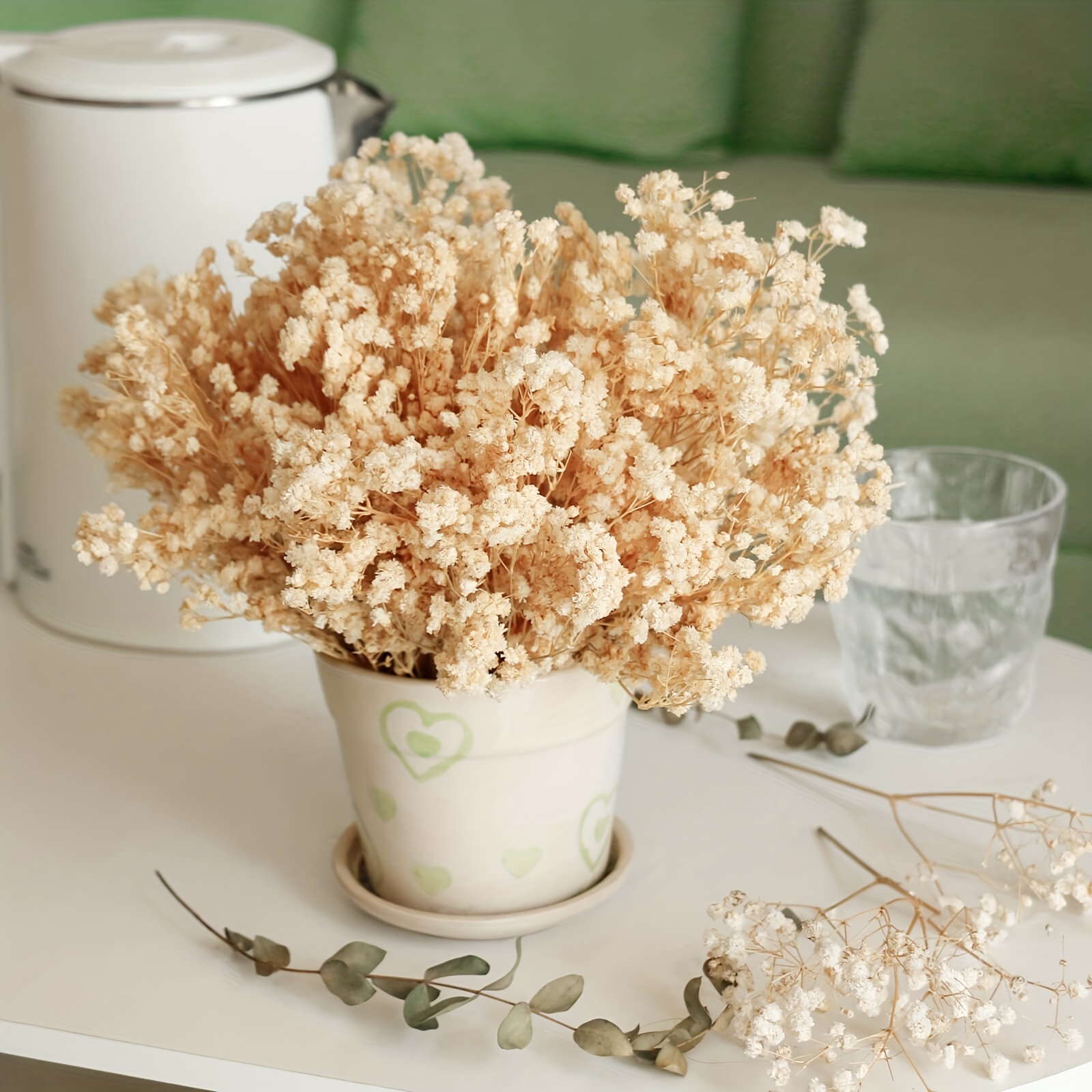 Naturally Dried Baby's Breath for Decor, Flower Arrangments, Resin
