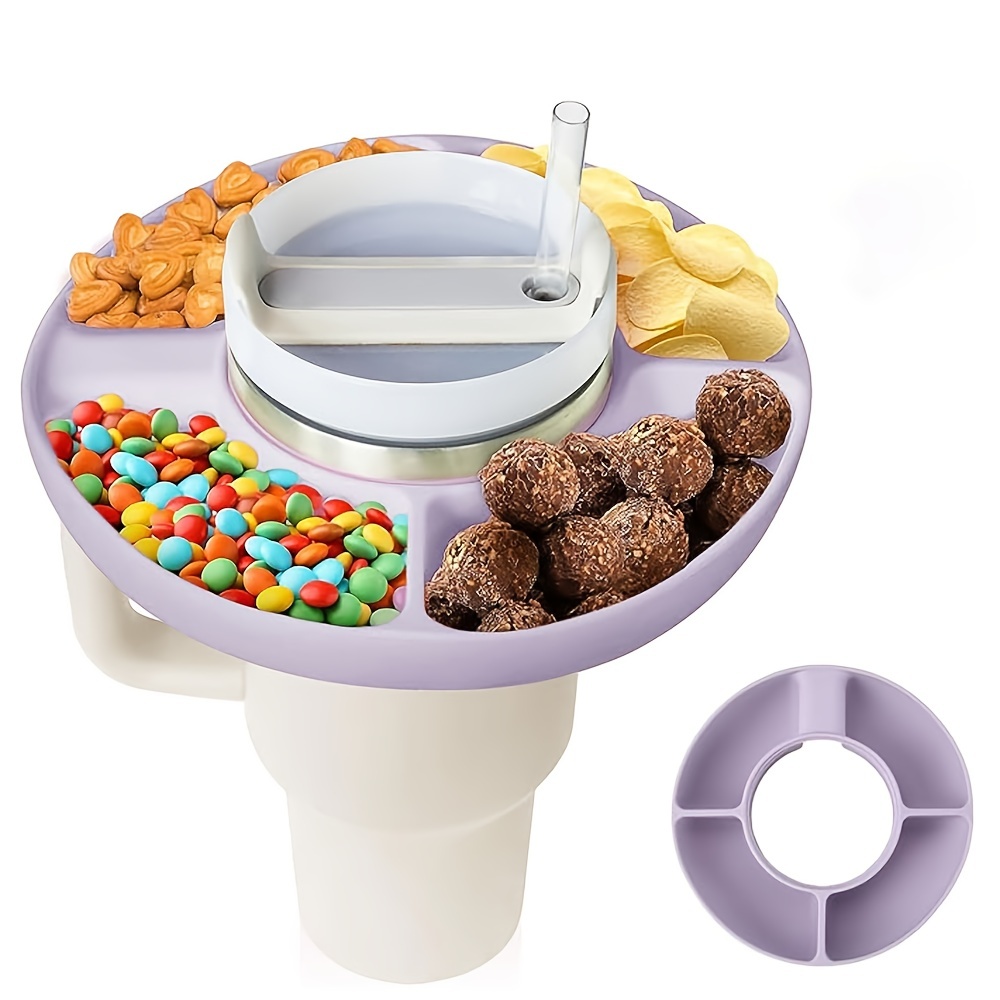 Snack Bowl for Stanley 40 oz Tumbler, Reusable Snack Storage Top