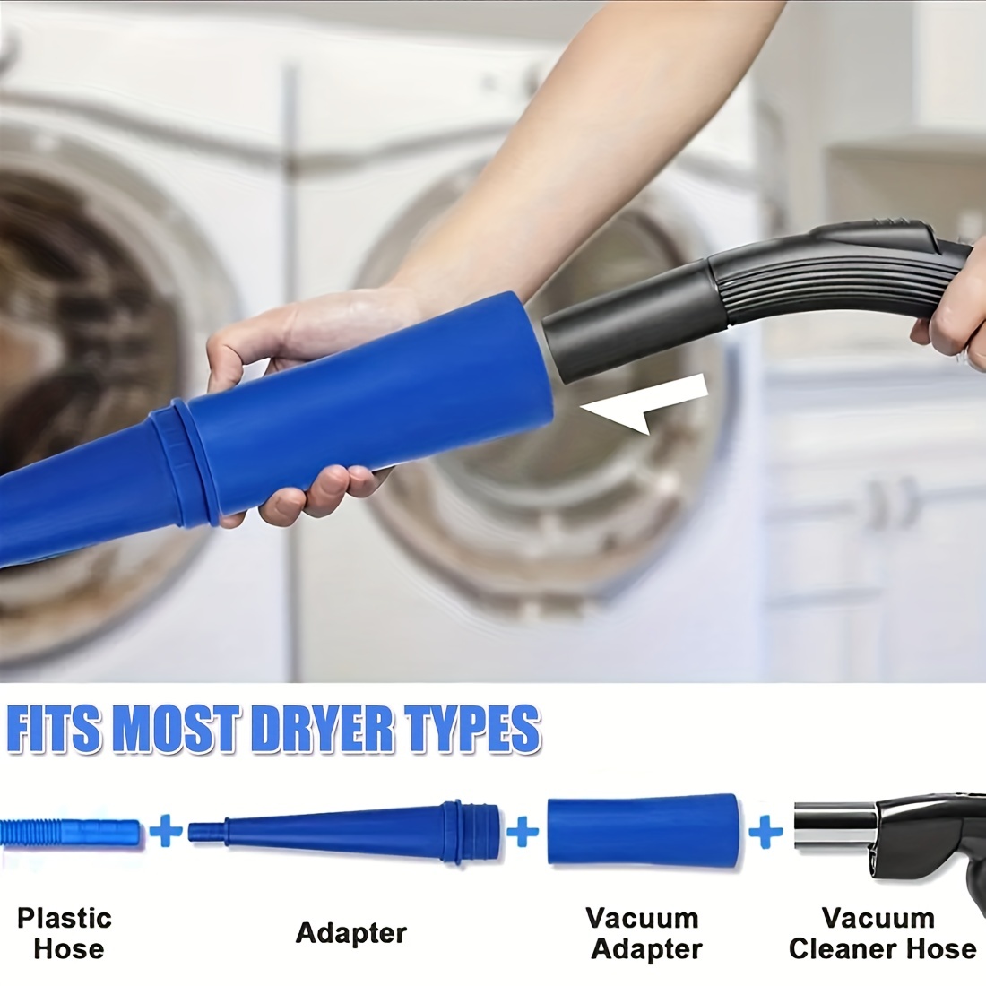 Household Cleaning Kit Universal Vacuum Hose Adapters Flexible