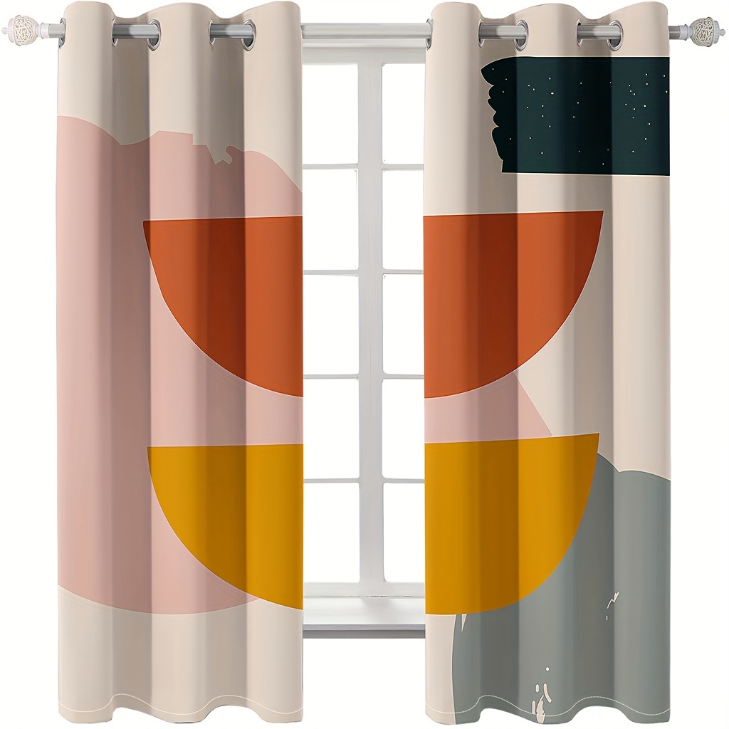 Mid century deals modern curtains