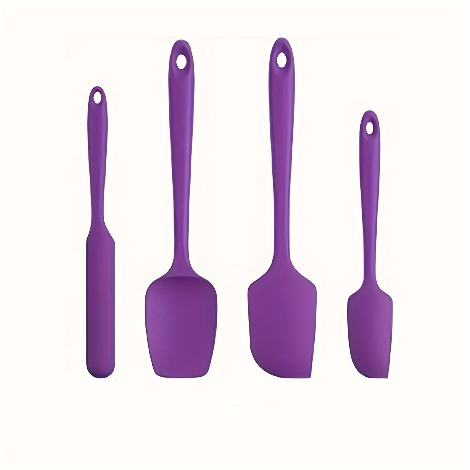 Silicone Spatula Set - 4 Piece Purple