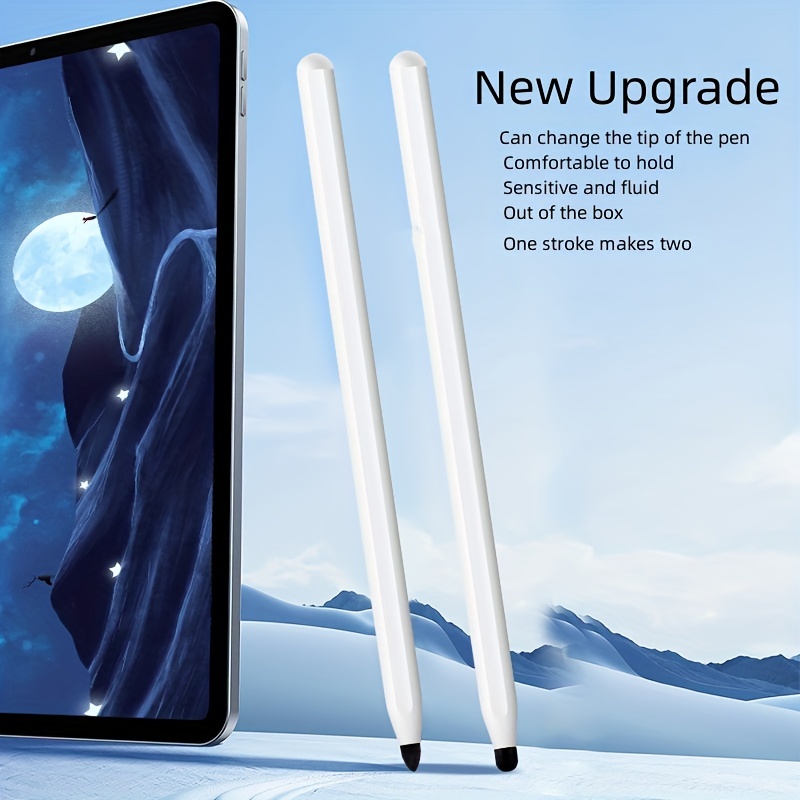 Stylet actif pour tablette Samsung Galaxy A8 A7, pointe en plastique avec  crayon à dessin précis et précis compatible avec la tablette Samsung Galaxy