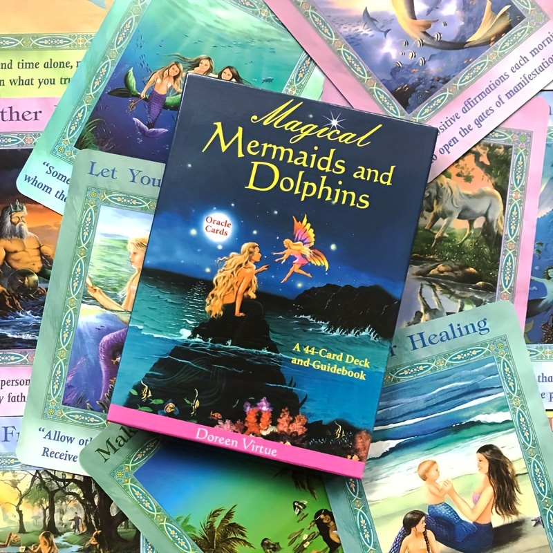 Magical Mermaid Dolphin Oracle Cards Fortune Telling Tarot - Temu