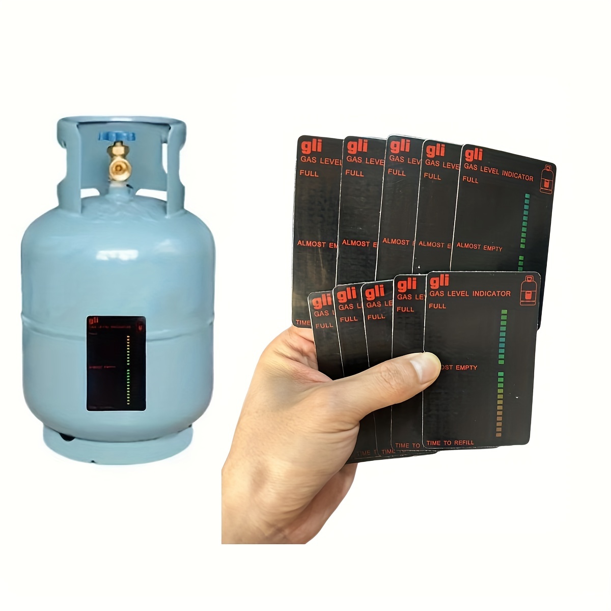 Gas Level Indicator Propane Butane Lpg Fuel Gas Tank Level - Temu