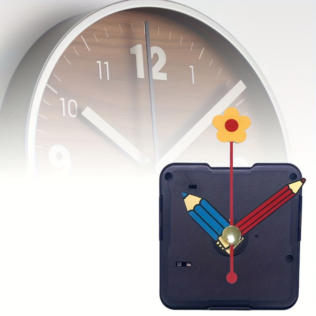 1 juego de reloj de pared DIY reloj reloj manecillas reloj movimiento para  DIY reloj accesorios mecanismo de reloj para bricolaje kit de reparación de