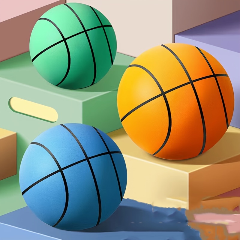 Bola basquete silenciosa para ambientes internos com 5 peças – Bola  treinamento silenciosa para ambientes internos, bola espuma alta densida,  macia, leve, fácil segurar, bola silenciosa, adequada para vários ambientes  internos que