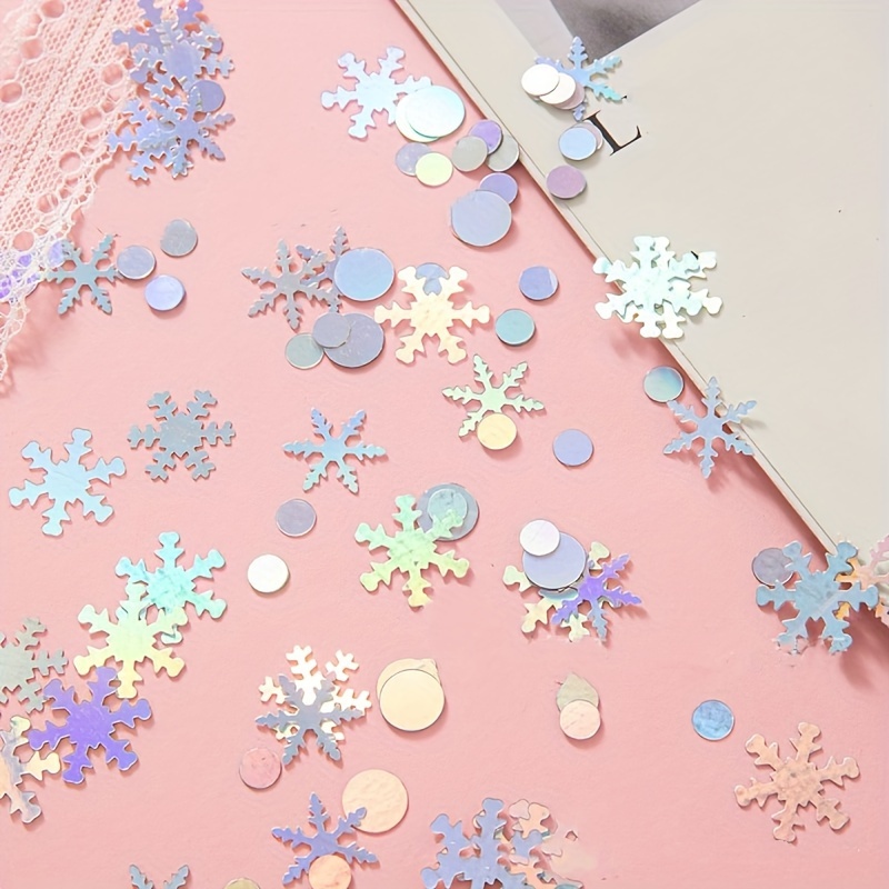  1600 Pieces Snowflake Confetti, Snowflake Glitter Confetti  Decorations for Christmas, Winter Wonderland Party Decorations Christmas  Confetti for Wedding Birthday Holiday Party Table Decorations : Home &  Kitchen