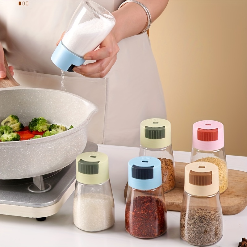 Spices Salt Jar No Clumping Kitchen Tools Seasoning Tank Seasoning Spice  Jar Quantitative Spice Tools Seasoning Bottle Kitchen