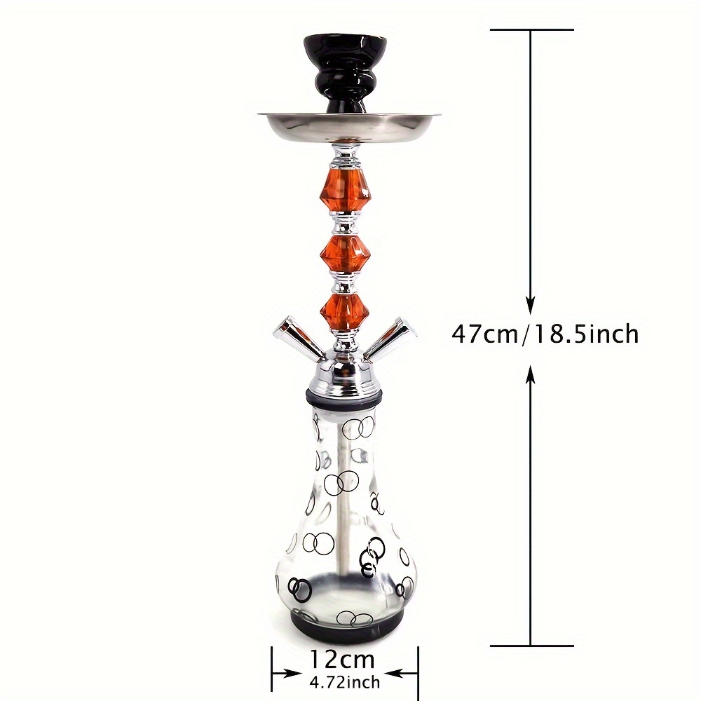 1pc exquisite arab smoking product double hose smoking product cute bubble bottle can be used by two people at the same time suitable for bar party household gadget christmas gifts valentines day gift new years gift details 0